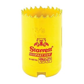 Starrett FCH0138-G 1-3/8-inch (35mm) Fast Cut Straight Pitch Bi-Metal Hole Saw