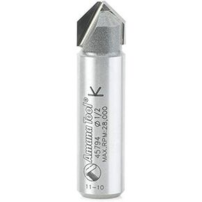 Amana Tool - 45794 Carbide Tipped Double Edge Folding V-Groove 90 Deg x 0.090" Tip Wid