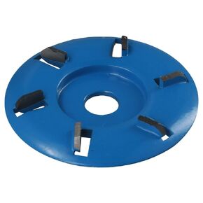 Wood Carving Disc Steel 6-Teeth Milling Cutter Woodworking Tool Angle Grinder Accessories Power Tools