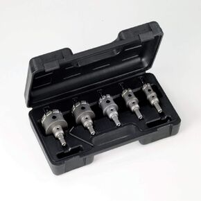 Champion Cutting Tool 5 Piece Carbide Tipped Hole Cutter Set: CT7P-SET-5: Bolt Clearance Sizes, 1" Depth of Cut