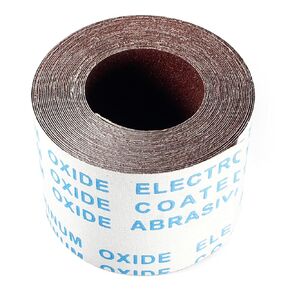 Utoolmart 80 Grit Sandpaper Roll, 4 Inch x 33 Feet Aluminum Oxide Abrasive Paper Roll Continuous Sandpaper for Metalworking, Woodworker, Furniture Repair, Automotive Polishing, Hand Sanding Blocks