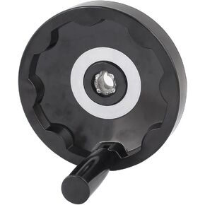 uxcell Milling Machine Folding Handle Inside Ripple Hand Wheel 16mmx155mm
