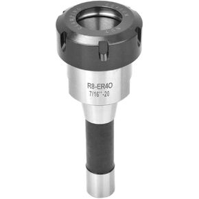 R8 ER40 7/16in Collet Chuck Holder, Milling Machine Collet Chuck Holder CNC Lahte Parts Collet Chuck Holder