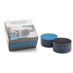 GLASS POLISH 14302 GlasX60 Professional Abrasive Discs for glass and plastic | Grit P600 | Ø 3 inch | Pack of 20