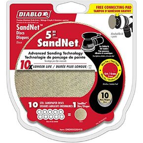 Diablo SandNet 400 Grit 5" Sanding Disc - DND050400H10I