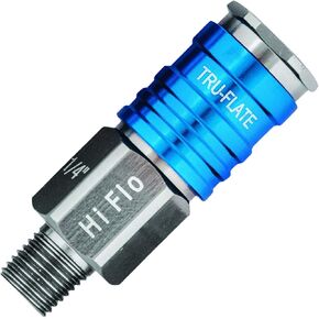 Tru-Flate 13-925 1/4" HI FLO Design x 1/4" MNPT Aluminum Coupler