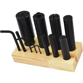 8Pcs Expanding Arbors Set Mandrels 1/4 Inch to 1-1/4 Inch Lathe Milling 0.005 Inch Expanding Range
