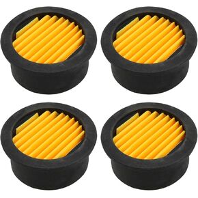 Lovelysp Air Compressor Intake Paper Filter Air Compressor Silencer Filter Element Air Compressor Element Intake Paper Replacement Elements 4pcs