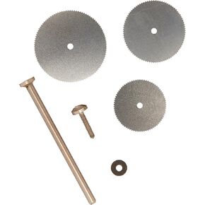 Proxxon 28830 Mandrel w/3 Spring Steel Cutting Blades