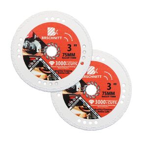 Diamond Cut Off Wheel,4 1/2 Inch x 7/8 Inch-5/8 Inch Arbor Vacuum Brazed Diamond Saw Blades for Metal Steel Tube Iron Rebar Cutting Wheel 115mm