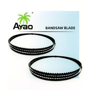 Pack of 2 Bandsaw Blades 62 Inch X 3/16 Inch X 14TPI for Ryobi, Powertec, Skil, Craftsman 9" Band Saws