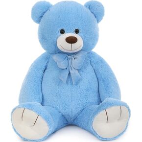 Tezituor Giant Teddy Bear, 4 Feet Soft Big Stuffed Animal Life Size 47 Inch Plush Bear Toy Valentine's Christmas Birthday Gift for Girlfriend Kids,Pink