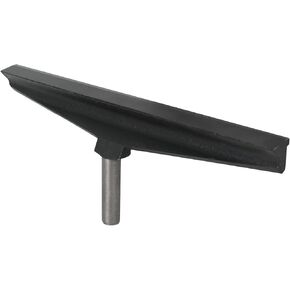 12 Inch Lathe Tool Rest 5/8 inch Post Cast Iron T Type Lathe Turning Tool Rest Spindle Turner Tool Rest with Hardened Steel Rod For Woodturning Wood Lathe Tool