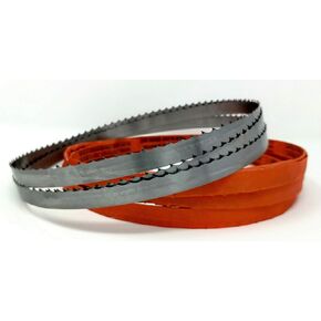 78 x 5/8 x 3TPI Bone-in Bandsaw Blades Meat Cutting 78 in. Length x 5/8 in Width x .022 Thickness x 3 TPI Band Saw Blades for Cutting Meat and Bone (2)