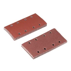 uxcell 1/3 Sanding Sheet 180 Grits 240 Grits 8 Hole Hook and Loop Sander Pads Wet Dry Aluminum Oxide Sandpapers 30pcs