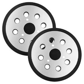 2 Pack Replacement Sander Pad for Dewalt, 5" 8-Hole Hook and Loop Orbital Sanding Replacement Pads Metal Backplane Replacement Pad for DW420 DW421 DW422 DW423 DW426 D2645