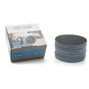 GLASS POLISH 14502 GlasX60 Professional Abrasive Discs for glass and plastic | Grit P600 | Ø 5 inch | Pack of 20