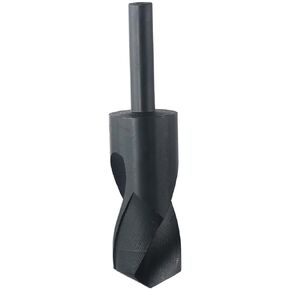36mm Small Shank Drill Black Oxide Finish,1/2 Inch Parallel Shank Drill,High-Speed Steel Black Twists Drill