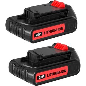 POWTREE Upgraded 3800mAh LBXR20 Battery Compatible for Black and Decker 20V Lithium Tools LB20 LBX20 LST220 LBXR2020-OPE LBXR20B-2 LB2X4020 LB2X4020 LBXR2520