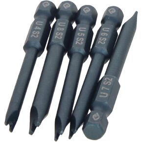 Utoolmart Torx Bits Set 7pcs 1/4 Inch Hex Shank T10 T15 T20 T25 T27 T30 T40Screwdriver Bit Set 150mm Length S2 Screw Driver Kit Tools
