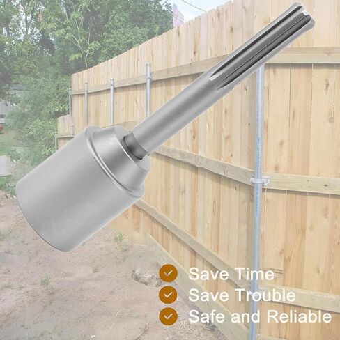 GLOGLOW T Post Driver, SDS T Post Driver and Hammer Drill SDS Ground Rod Driver Bit for Driving T Posts into The Ground (30mm) in Saudi Arabia