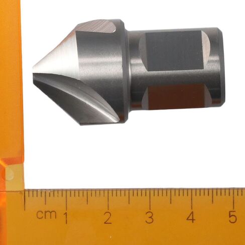 Rota Cutter Countersink Silver Durable 1'' Diameter Chamfering Cutter Portable 3/4'' Weldon Shank Countersink Metal Working in Saudi Arabia