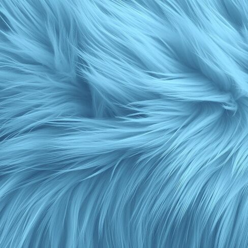 FabricLA Shaggy Faux Fur Fabric Scrap Bag - Acrylic Craft Fabric 16 oz Bag - Artificial Fur Like Material - Use Fur Pieces for Crafts, Gnome Beard, Art Project, Fashion Decor - Mix Color in Kuwait
