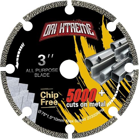 Diamond Cutting Wheel 9 x 7/8 inch for Metal, Cut Off Disc with 5000+Cuts on Rebar, Steel, Iron and INOX in Saudi Arabia