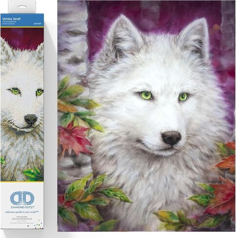 DIAMOND DOTZ ® - Lulu Llama، مثقاب جزئي، Dotz دائري، مجموعات طلاء الماس، مجموعات فنية ماسية للبالغين، فن الأحجار الكريمة، فن الماس، مجموعات Dotz الماسية، 16.5 بوصة × 12.6 بوصة in Kuwait