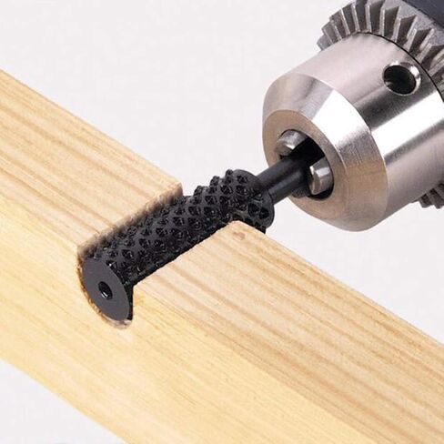 10 Pieces Steel Rotary Burr Set, 6mm(1/4'') Shank Wood Rasp Drill Bit for Engraving Grinding Polishing Milling in Saudi Arabia