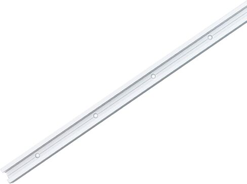 POWERTEC 71351 ألومنيوم T-Track 48 بوصة شديد التحمل | تركيب مسار فتحة T متخصص لـ 1/4"-20 Hex Bolt، ألومنيوم رمادي in Saudi Arabia