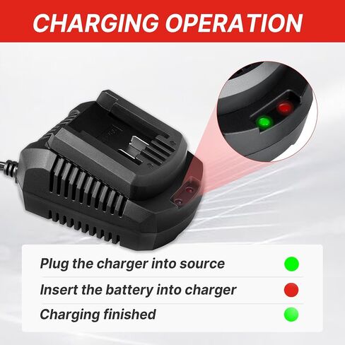 شاحن بطارية Shop-Vac 20 فولت، متوافق مع بطارية ليثيوم Shop-Vac 20 فولت in Saudi Arabia