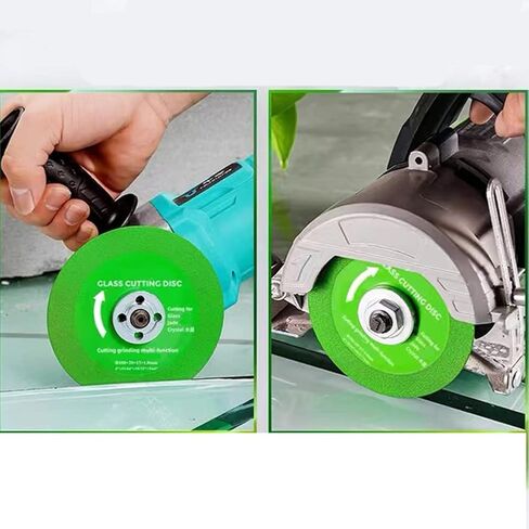 Glass Cutting Disc,4 Inch Glass Ceramic Diamond Cutting Disc for Angle Grinder, Glass Cutting Disc Set for Grinding of Glass, Jade, Wine Bottles, Tile in Saudi Arabia