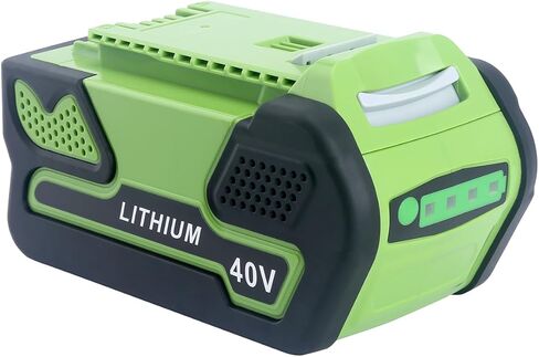استبدال Lasica لبطارية Greenworks 40V 6.0Ah، متوافقة مع جزازة العشب Greenworks 29472 29462 بطارية وأدوات كهربائية 40 فولت G-MAX 24252 25322 21302 27062 MO40L4413 MO40L03 MO40B411 in Kuwait