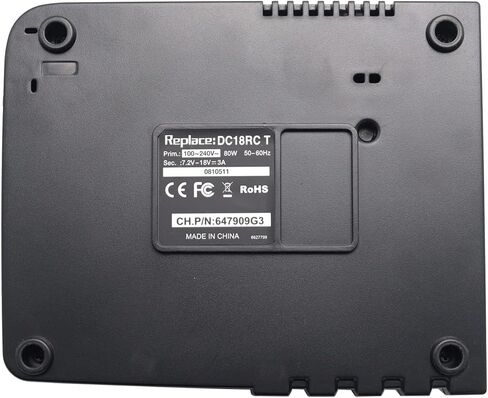 شاحن بطارية DC18RC متوافق مع بطاريات ليثيوم أيون Mk 14.4V 18V LXT BL1850 BL1840B BL1820 BL1815 BL1860 BL1430 BL1450 BL1830 18V شاحن بطارية المثقاب يستبدل DC18RD DC18RA DC18SD DC18SF in Kuwait