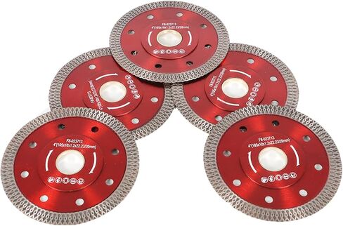 5Pcs 4 Cutting Disc Wheels Diamond Saw Blade Super Thin Dry Wet Diamond Porcelain Saw Ceramic Blades for Cutting Tile Porcelain Granite Marbles in Saudi Arabia