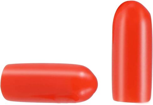 Screw Thread Protectors PVC Rubber Round Tube Bolt Cap Plastic End Cap Cover Inner Dia.5mm Black 50Pcs in Saudi Arabia
