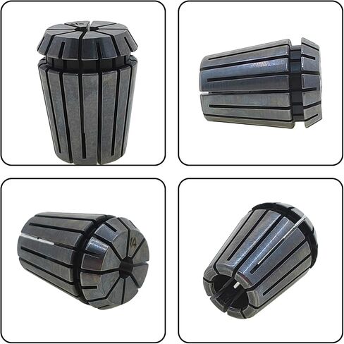 AnRui ER25 Collet Chuck 1/4" Spring Collet for CNC Engraving Machine Milling Lathe Chuck Tool, 3Pcs in Saudi Arabia