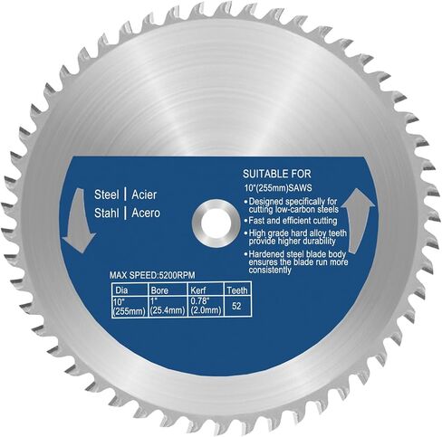 15-Inch Metal Cutting Saw Blade,Replacement for Evolution 15-Inch Metal Cutting Saw Blade,Compatible with Evolution S380CPS EVOSAW380 Metal Cutting Saw,15-Inch x 70 Teeth,1-Inch Center,3 Warranty in Saudi Arabia