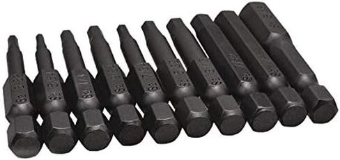 Hex Allen Key Bit Set, 10 PCS SAE Allen Wrench Drill Bit Set, S2 Steel S2 Steel Hex Bit Set, Magnetic Tips in Saudi Arabia