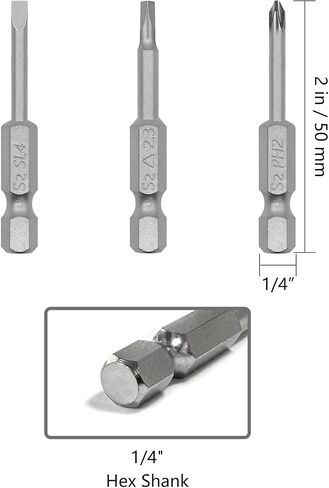 Hex Allen Key Bit Set, 10 PCS SAE Allen Wrench Drill Bit Set, S2 Steel S2 Steel Hex Bit Set, Magnetic Tips in Saudi Arabia