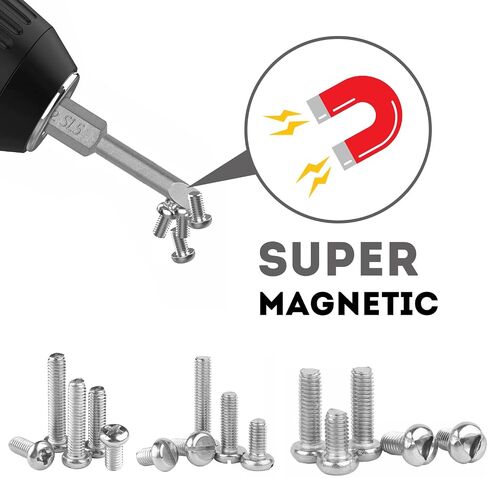 Hex Allen Key Bit Set, 10 PCS SAE Allen Wrench Drill Bit Set, S2 Steel S2 Steel Hex Bit Set, Magnetic Tips in Saudi Arabia