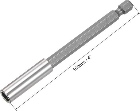 uxcell 6pcs 1/4 Inch Hex Shank by 3 Inch Magnetic Bit Holder Extension, Quick Release Screwdriver Drill Power Tool in Saudi Arabia