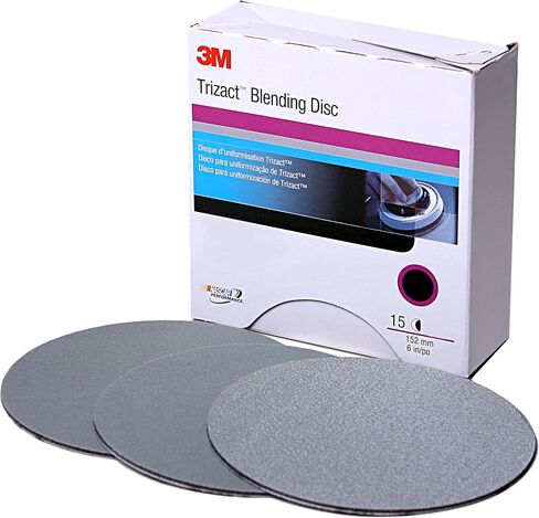 3M Trizact Hookit Blending Disc 443A, 02091, 3 in, P1000, 15 discs per carton, 4 cartons per case in Saudi Arabia