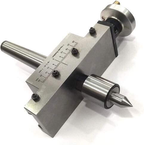 A.D. International Taper Turning Attachment in 2MT Shank with Revolving Live Center for Off-setting Lathe's Tailstock Metric in Saudi Arabia