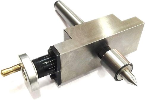 A.D. International Taper Turning Attachment in 2MT Shank with Revolving Live Center for Off-setting Lathe's Tailstock Metric in Saudi Arabia