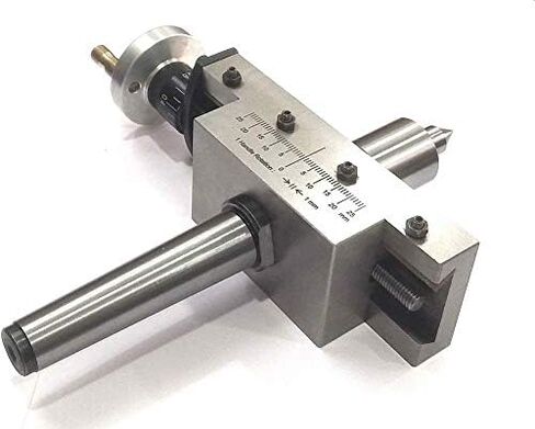 A.D. International Taper Turning Attachment in 2MT Shank with Revolving Live Center for Off-setting Lathe's Tailstock Metric in Saudi Arabia