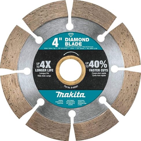 Makita B-69587 4" Diamond Blade, Segmented, General Purpose in Saudi Arabia
