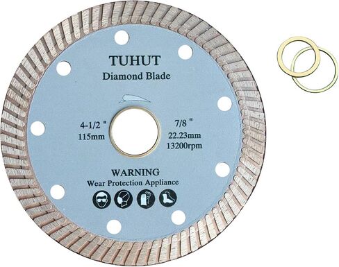 Diamond Saw Blade Turbo Blade Super Thin Tile Blade, Diamond Cutting Wheel for Cutting ceramic tile Marble Granite Stone (1 pack) in Saudi Arabia