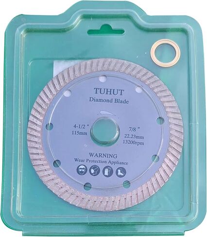 Diamond Saw Blade Turbo Blade Super Thin Tile Blade, Diamond Cutting Wheel for Cutting ceramic tile Marble Granite Stone (1 pack) in Saudi Arabia